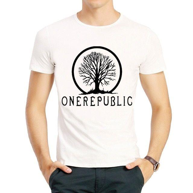OneRepublic Logo - Onerepublic T Shirt Short Sleeve White Color Cartoon OneRepublic