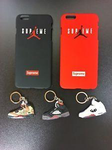 Custom Supreme Jordan Logo - Custom Supreme X Jordan Box Logo iPhone Xs 6 6s 7 8 PLUS Case FREE ...
