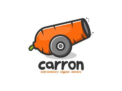 Cannon Logo - Creative Carrot Logo. Genius Carrot Delivery Cannon Logo