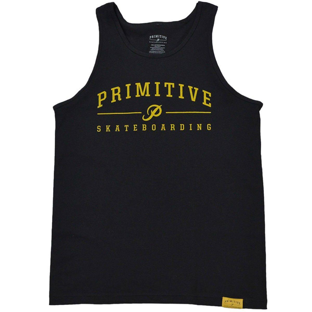 Primitive Clothing Logo - Primitive Apparel Core Logo Tank Top - Black