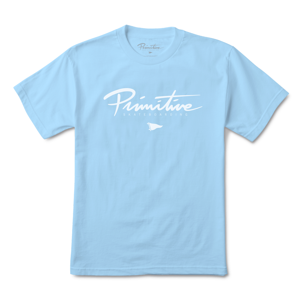 Primitive Clothing Logo - Primitive Core Logo Tee - Powder Blue - Exodus Ride Shop