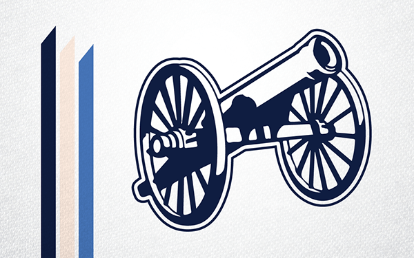 Cannon Logo - Blue Jackets Cannon Logo