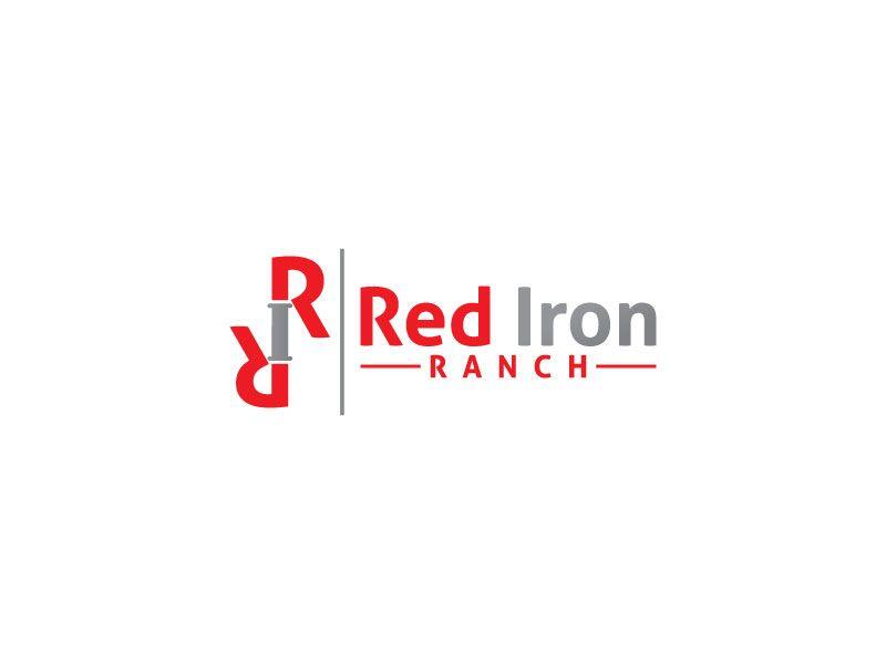 Red Smooth Logo - Masculine, Conservative, Agriculture Logo Design for Red Iron Ranch ...