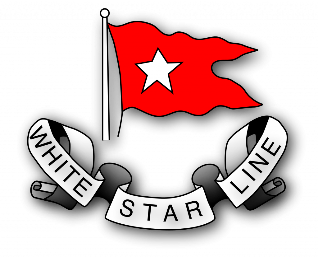 White with Red Line Logo - History of the White Star Line