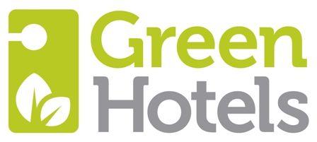 Yellow and Green Hotel Logo - Classification Ikion Eco Boutique Hotel and cooperation with Green