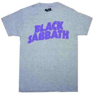 Purple and Grey Logo - Black Sabbath Purple Logo Grey Shirt S XXL T Shirt Official Metal