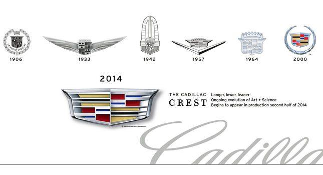Vintage Cadillac Logo - Cadillac Goes Wreath-Less, New Emblem to Start Appearing on Cars ...