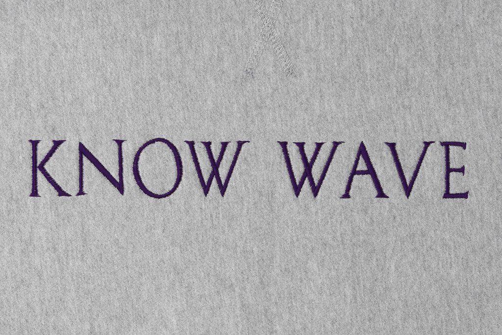 Purple Wave Logo - Know Wave 2 Tone Logo Hoodie - Heather Grey/Purple – Feature Sneaker ...