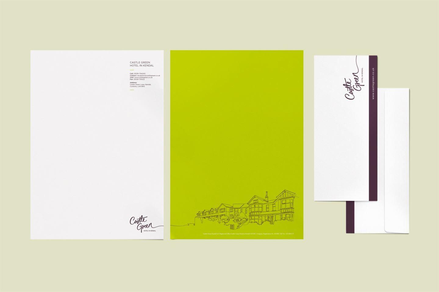 Yellow and Green Hotel Logo - Castle Green Hotel | The Creative Branch