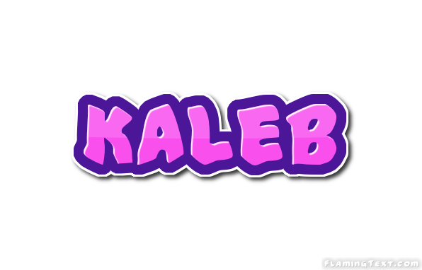 Kaleb Name Logo - Kaleb Logo. Free Name Design Tool from Flaming Text