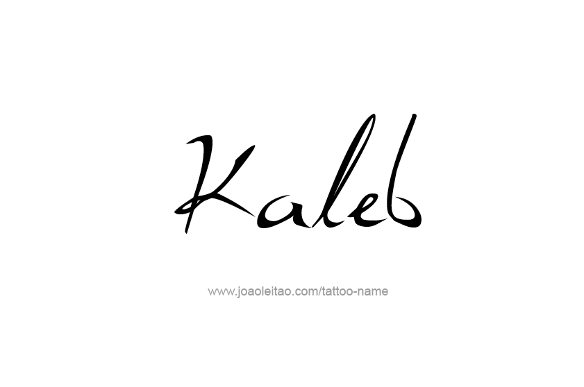 Kaleb Name Logo - Kaleb Name Tattoo Designs. Imagens com o nome de kaleb