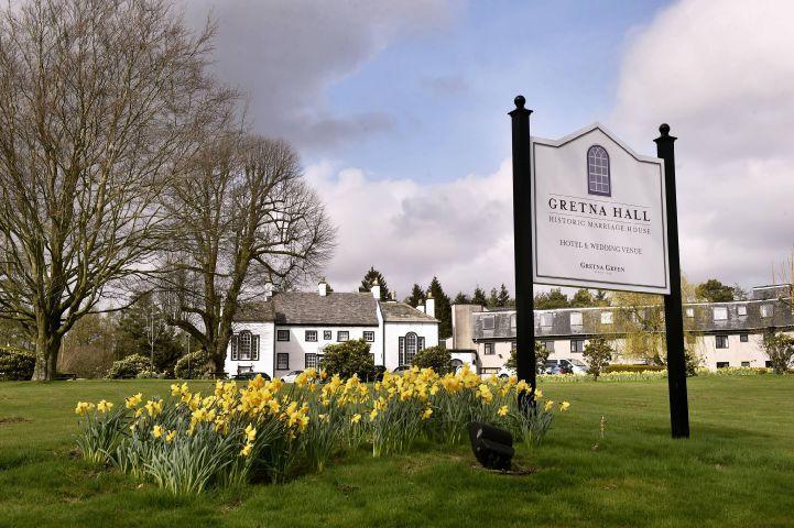 Yellow and Green Hotel Logo - Multi-million pound revamp at Gretna Green hotel takes shape | News ...