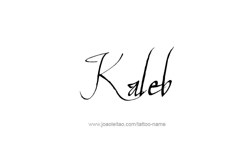 Kaleb Name Logo - Kaleb Name Tattoo Designs | IS 