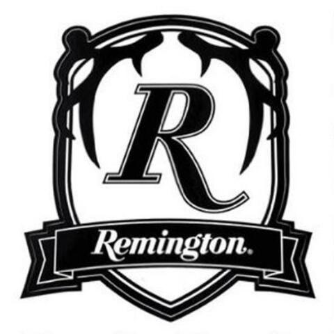 Remington Arms Logo - Remington Badge Logo Sticker Decal Clear Black 17422