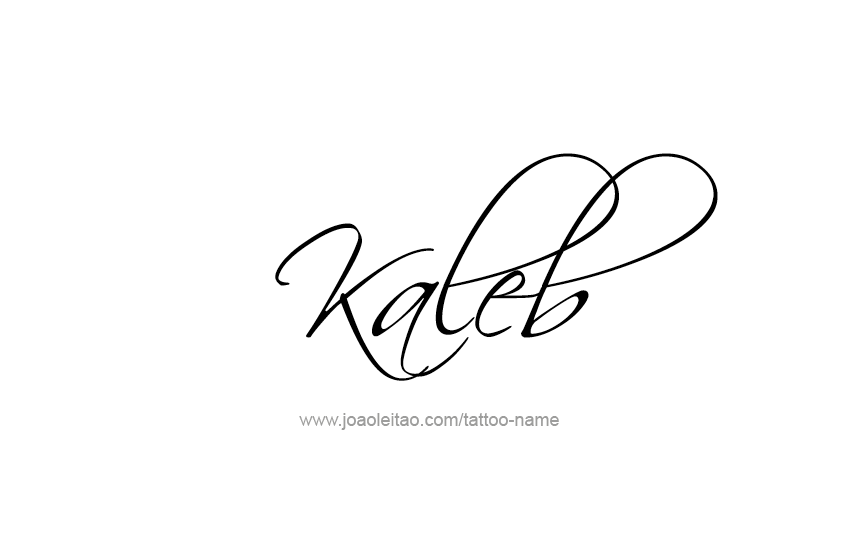 Kaleb Name Logo - Kaleb Name Tattoo Designs. IS YOUR name here?