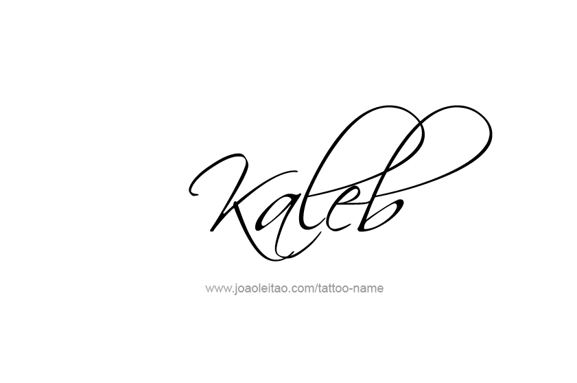 Kaleb Name Logo - Kaleb Name Tattoo Designs | IS 