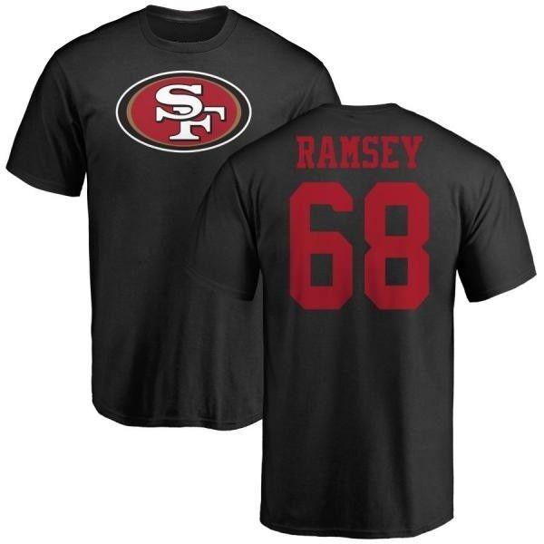 Kaleb Name Logo - Men's Kaleb Ramsey San Francisco 49ers Name & Number Logo T-Shirt ...