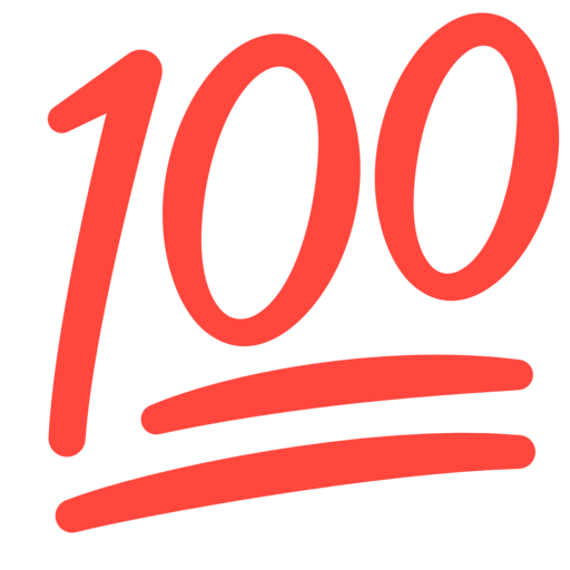 100 Emoji Logo - 