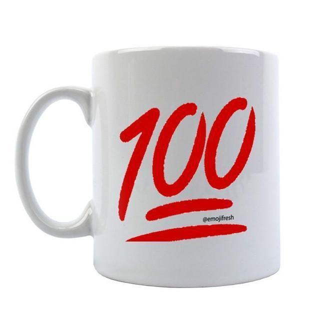100 Emoji Logo - 100 Emoji Ceramic Mug — EmojiFresh