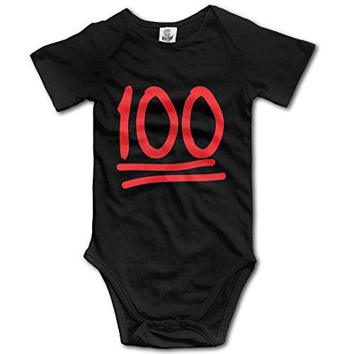 100 Emoji Logo - Galleon - 100 Emoji Red Logo Short Sleeve Bodysuit Romper Jumpsuit ...