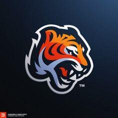 Tiger Mascot Logo - 62 Best Tigers Logos images in 2019 | Tiger logo, Tigers, Sports logos