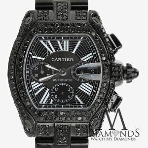 Black Diamond Watch Logo - Black Diamond Cartier Roadster XL W62020X6 Original Dial Stainless ...