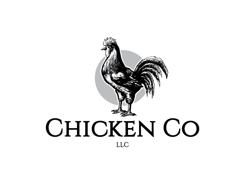 Rustic Chicken Logo - Chicken Co by Mitar Pejović