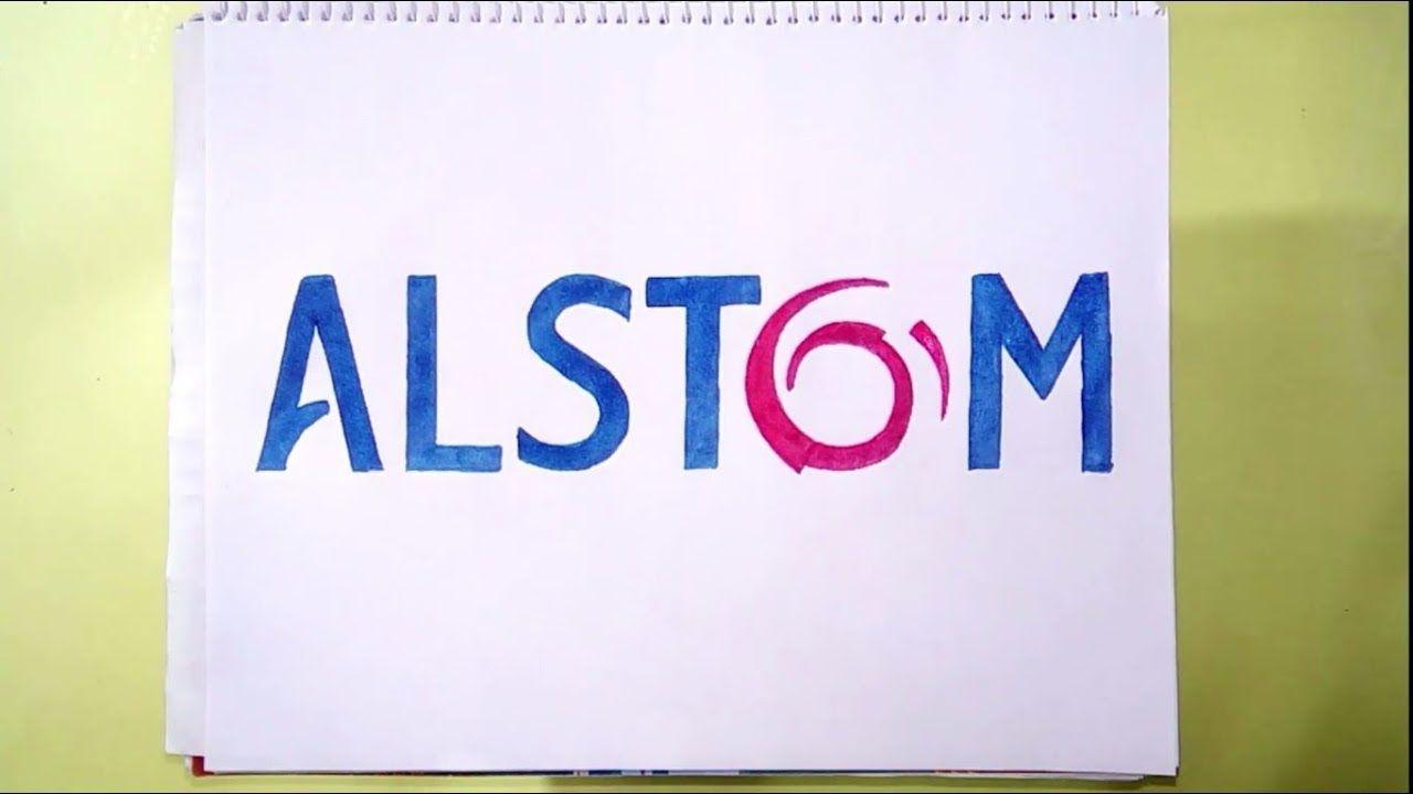 Alstom Logo - How to draw the Alstom logo - YouTube