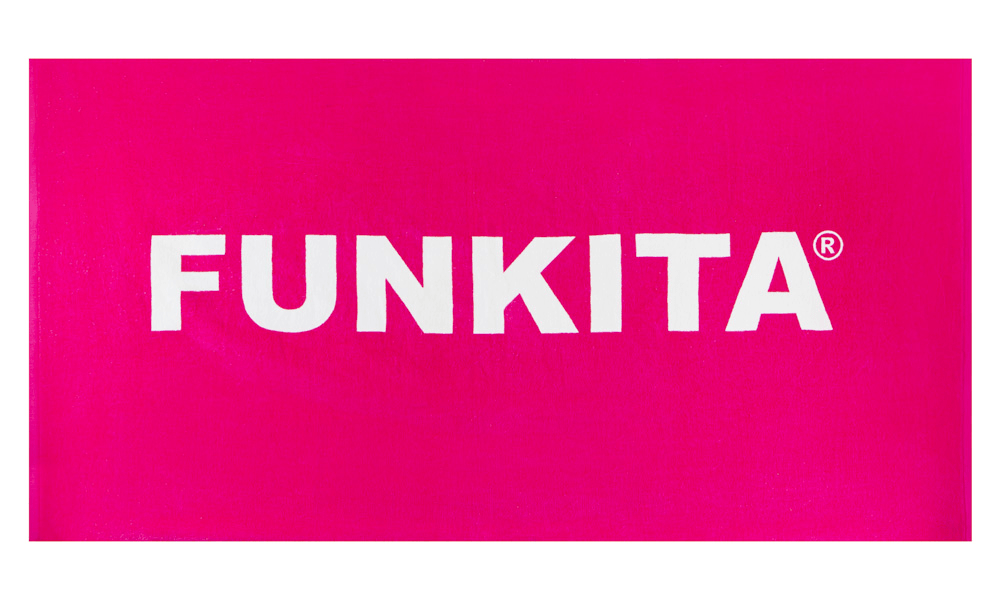 Swimming Pink Brand Logo - Funkita Pink Towel. Swimming. Wild Wickets Sports Clothing