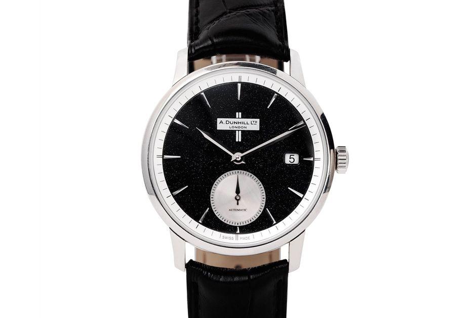 Black Diamond Watch Logo - Alfred Dunhill Classic Crushed Black Diamond Watch - Watch Marvel