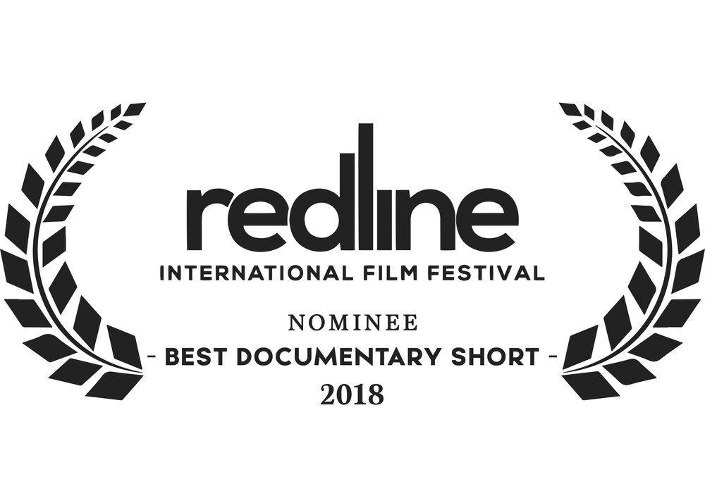 White with Red Line Logo - Salaam B'y International Film Festival Documentary
