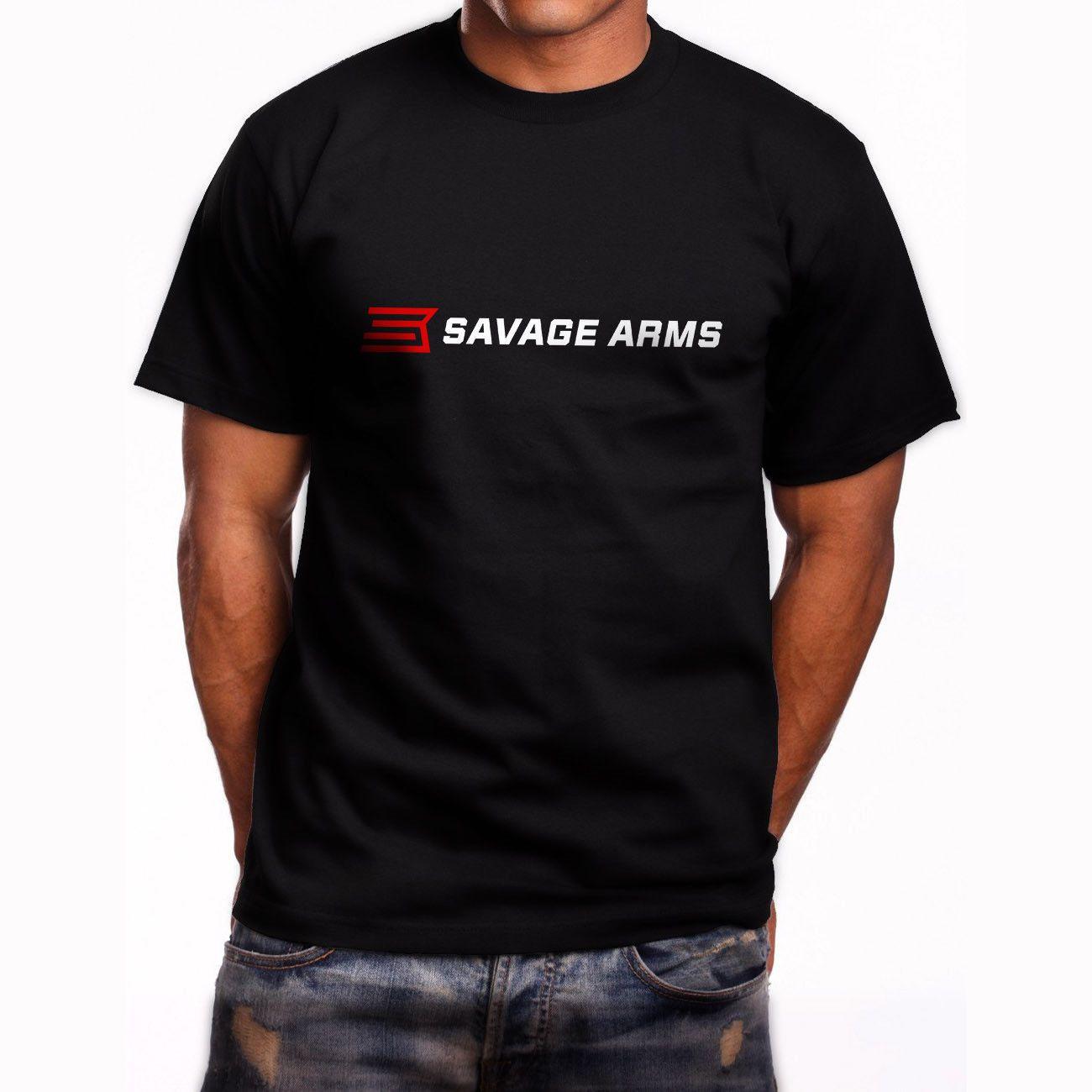 New Savage Arms Logo - New Savage Arms Logo Short Sleeve Men's Black T Shirt Size S to 5XL