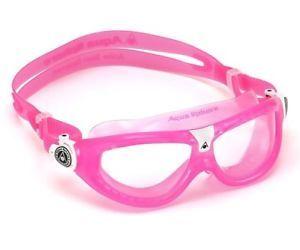 Swimming Pink Brand Logo - AQUA SPHERE Childs Kids SEAL 2 Swimming Goggle Mask Brand New