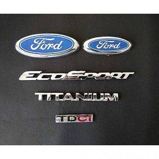 Ford EcoSport Logo - Buy LOGO FORD ECOSPORT MONOGRAM EMBLEM CHROME Family Pack Online ...