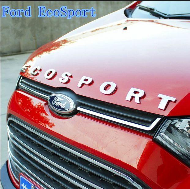 Ford EcoSport Logo - 8pcs 1set Head word signs letter symbol front LOGO fit For Ford