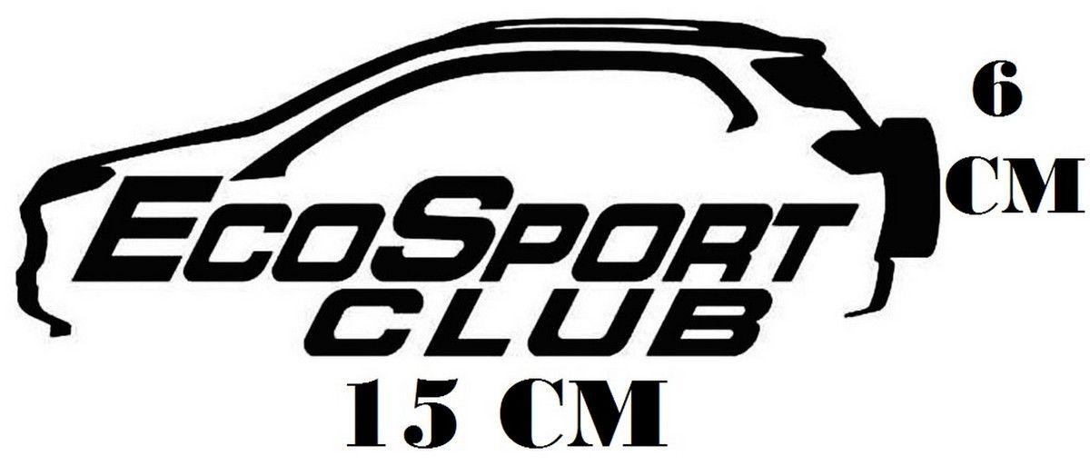 Ford EcoSport Logo - Adesivo Ford Ecosport Club Frete Grátis no Elo7 | STICKER KING (CE9544)