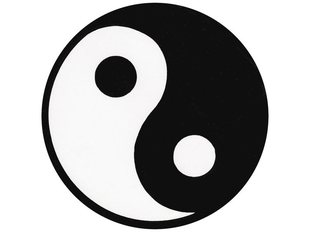 Half Black Half White Logo - Yin yang Logos