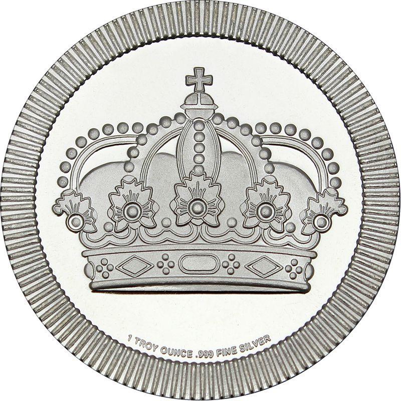 Silver Medalion Logo - Crown Stackables SilverTowne 1 oz Pure Silver Medallions | Resembles ...