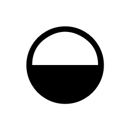 Half Black Half White Logo - Free Cliparts Half Circle, Download Free Clip Art, Free Clip Art on ...