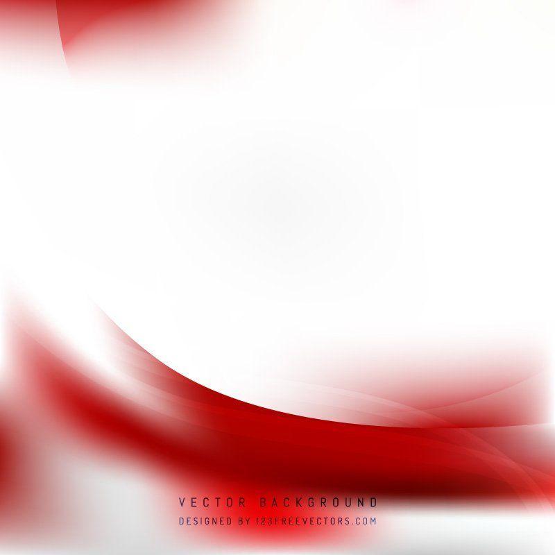 Red and White Waves Logo - Abstract Red White Wave Background Template | White Background ...