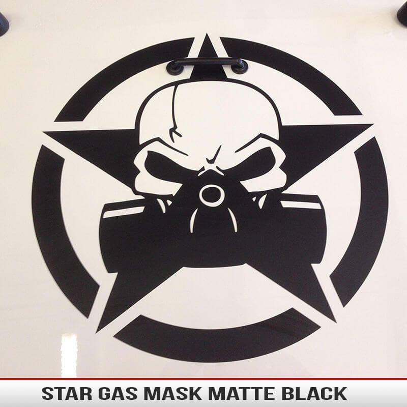 Jeep Skull Logo - Biohazard Gas Mask Star | AlphaVinyl