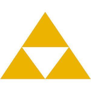 Zelda Triangle Logo - Legend of Zelda Tri Force TriForce Logo 3 Decal Sticker Car Window