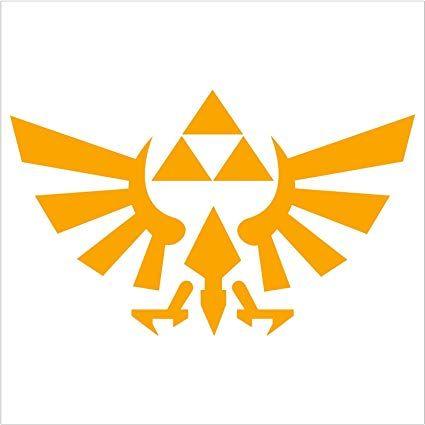 Zelda Triangle Logo - Triforce Decal of Zelda, Truck, Notebook