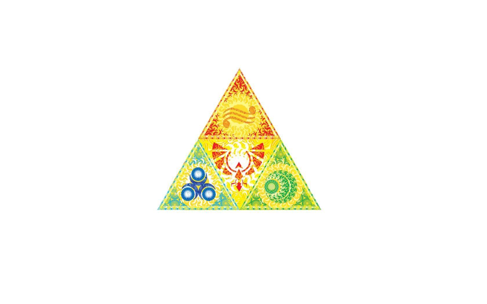 Zelda Triangle Logo - Zelda White Triangle Triforce. The Jester's Corner