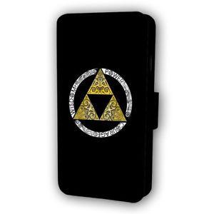 Zelda Triangle Logo - LEGEND OF ZELDA TRIANGLE SYMBOL FLIP STYLE PHONE CASE WITH CARD ...