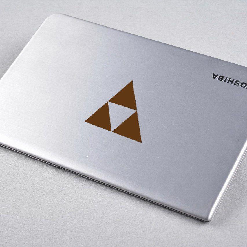 Zelda Triangle Logo - HotMeiNi Wholesale 50pcs/lot Triangle Logo Zelda Car Sticker ...