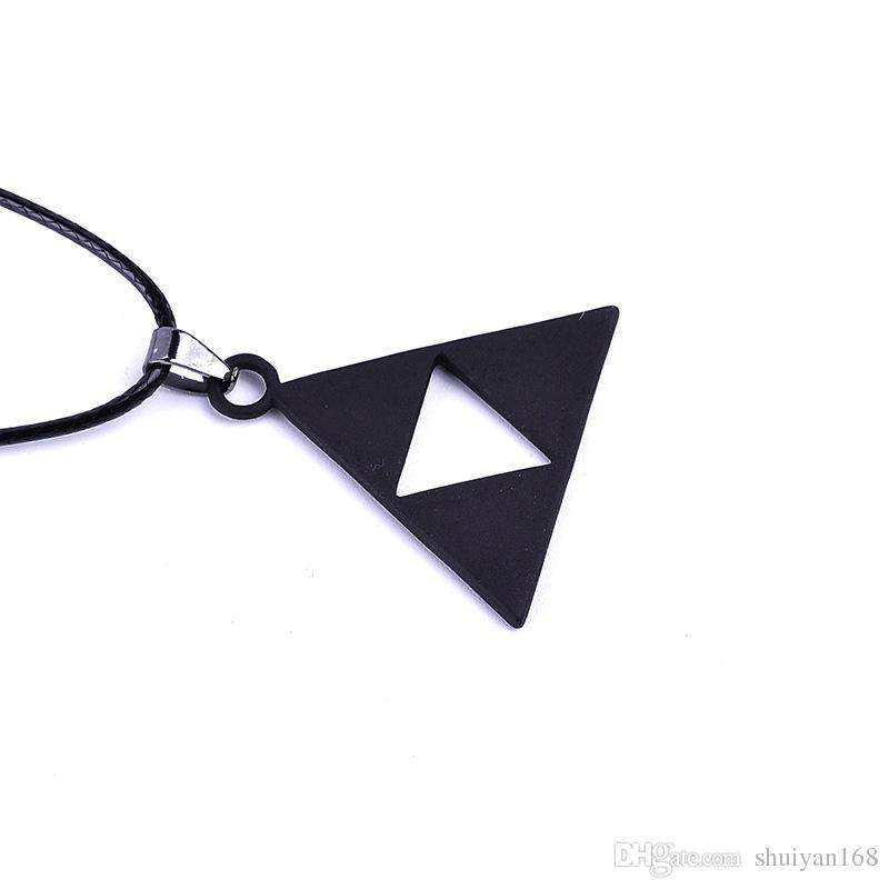 Zelda Triangle Logo - Wholesale The Legend Of Zelda Necklace Triforce Zelda Triangle Logo ...