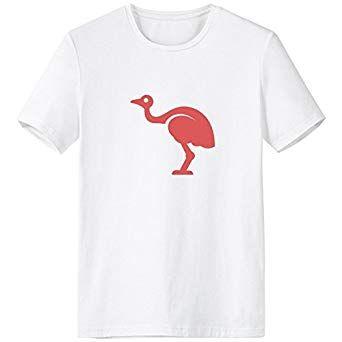 Red White Emu Logo - Amazon.com: Australia Flavor Emu Retro Style Red Illustration Crew ...