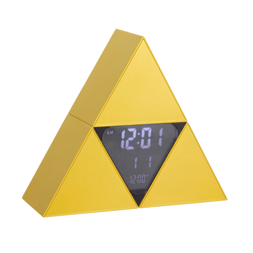 Zelda Triangle Logo - Legend Of Zelda: Time To Save Hyrule Triforce Alarm Clock Preorder ...