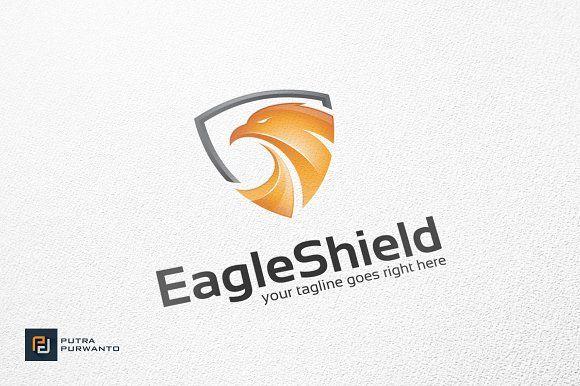 Eagle Shield Logo - Eagle Shield Template Logo Templates Creative Market